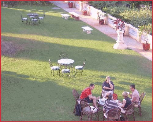 Raj Mahal Palace - Open Air Dining