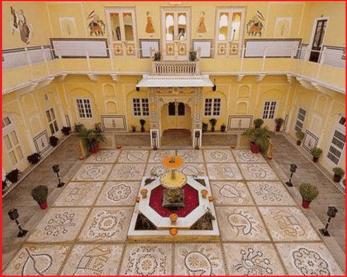 Raj Palace - Courtyard