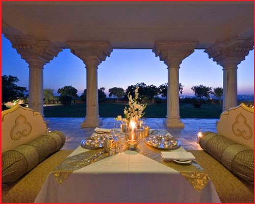 Taj Umaid Bhawan Palace - Candle Light Dinner