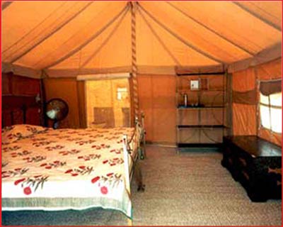 Sherbag Resort Ranthambore - Tent Interior