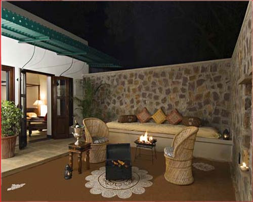 Taj Sawai Madhopur Lodge - Sitout