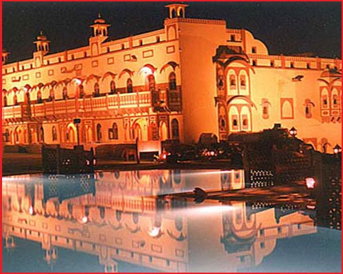 Khimsar Fort - Night View 