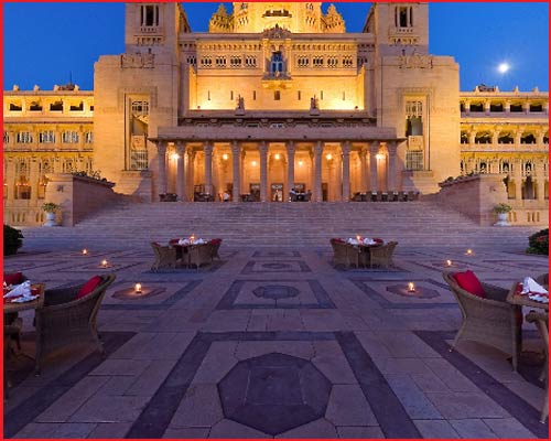 Taj Umaid Bhawan Palace - Terrace Dining