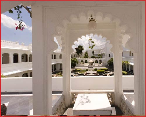 Taj Lake Palace - Terrace View